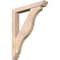 Ekena Millwork Funston Slat Smooth Bracket w/ Offset Brace, Douglas Fir, 5 1/2"W x 34"D x 42"H BKT0604X34X42FST06SDF - alternate 1